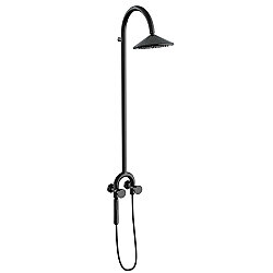 VitrA Liquid Tom Dixon Termostatik Duş Sistemi A4721939 Parlak Siyah