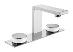 VitrA Memorıa Lavabo Bataryası A4231557 3 Delikli - Krom-Beyaz
