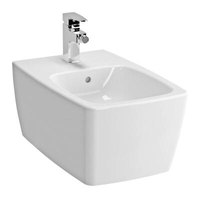 VitrA Metropole Asma bide 5675B003-1046 Gizli montajlı - 56 cm - tek armatür delikli - su taşma delikli - yanlardan deliksiz - beyaz - 1