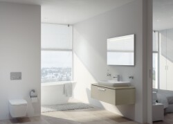 VitrA Metropole Çanak lavabo 5663B003-0937 Dikdörtgen - 80x46 cm - tek armatür delikli - su taşma deliksiz - beyaz - 2