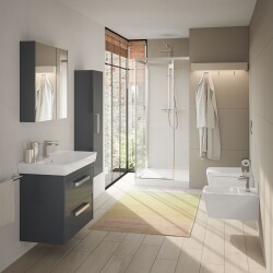 VitrA Metropole Çanak lavabo 5663B003-0973 Dikdörtgen - 80x46 cm - tek armatür delikli - su taşma delikli - beyaz - 2