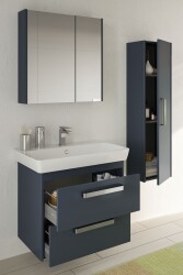VitrA Metropole Çanak lavabo 5663B003-0973 Dikdörtgen - 80x46 cm - tek armatür delikli - su taşma delikli - beyaz - 3