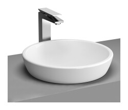 VitrA Metropole Çanak lavabo 5940B003-0016 Yuvarlak - kompakt - 45x45 cm - armatür deliksiz - su taşma deliksiz - beyaz