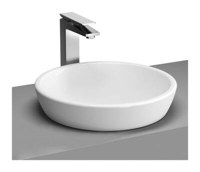 VitrA Metropole Çanak lavabo 5940B003-0016 Yuvarlak - kompakt - 45x45 cm - armatür deliksiz - su taşma deliksiz - beyaz - 1