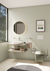 VitrA Metropole Çanak lavabo 5940B003-0016 Yuvarlak - kompakt - 45x45 cm - armatür deliksiz - su taşma deliksiz - beyaz - 2