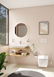 VitrA Metropole Klozet kapağı 122-001R009 Slim - duroplast - üstten sıkmalı - yavaş kapanır - kolay sök-tak - metal menteşeli - mat beyaz - 2