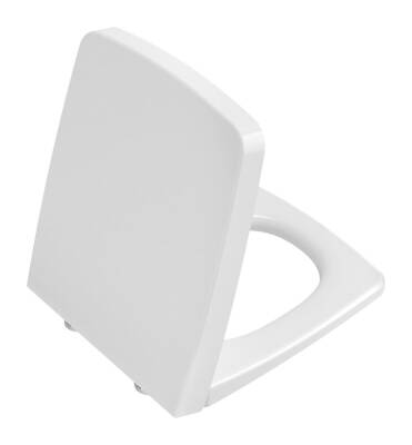 VitrA Metropole Klozet Kapağı 90-003R009 Duroplast - Üstten Sıkmalı - Yavaş Kapanır - Kolay Sök-Tak - Metal Menteşeli - Beyaz - 1