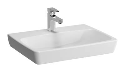 VitrA Metropole Lavabo 5662B003-0041 Dikdörtgen - 60x46 cm - tek armatür delikli - su taşma deliksiz - beyaz - 1