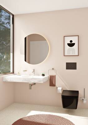 VitrA Metropole Tezgahaltı lavabo 5940B003-1083 Yuvarlak - kompakt - 45x45 cm - armatür deliksiz - su taşma deliksiz - beyaz - 2