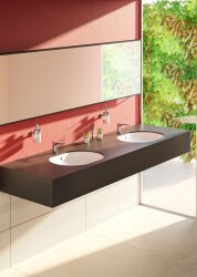 VitrA Metropole Tezgahaltı lavabo 5942B003-1083 Oval - 60x46 cm - armatür deliksiz - su taşma deliksiz - beyaz - 3