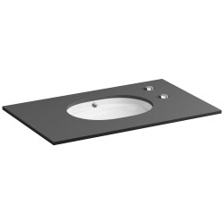 VitrA Metropole Tezgahaltı lavabo 7011B003-5300 Oval - 60x47 cm - Autoclean - temassız - armatür deliksiz - su taşma delikli - Fresh - beyaz