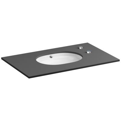 VitrA Metropole Tezgahaltı lavabo 7011B003-5300 Oval - 60x47 cm - Autoclean - temassız - armatür deliksiz - su taşma delikli - Fresh - beyaz - 1
