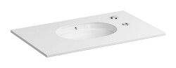 VitrA Metropole Tezgahaltı lavabo 7011B003-5302 Oval - 60x47 cm - Autoclean - temassız - armatür deliksiz - su taşma deliksiz - Fresh - beyaz - 2