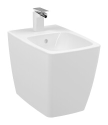 VitrA Metropole Yerden bide 5659B003-0288 Duvara tam dayalı - 54 cm - tek armatür delikli - su taşma delikli - yanlardan deliksiz - beyaz