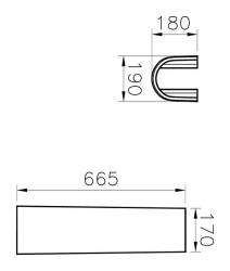 VitrA Normus Kolon ayak 6408L003-0156 Beyaz - 3