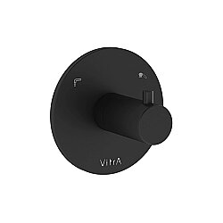 VitrA Origin Ankastre Yönlendirici A4285736WTC 2 Yollu - Sıva Üstü Grubu - Mat Siyah - 1