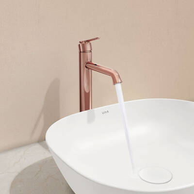 VitrA Origin Classic Çanak Lavabo Bataryası A4288229 Üstten Kumandalı - Soft Bakır - 3