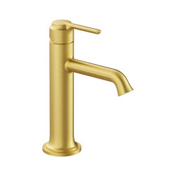 VitrA Origin Classic Lavabo Bataryası A4288025 Üstten Kumandalı - Fırçalı Altın