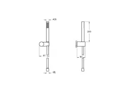 VitrA Origin El Duşu Takımı_ Soft Altın A4554374 - 2