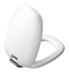 VitrA Plural Klozet kapağı 126-001-009 Duroplast - üstten sıkmalı - yavaş kapanır - kolay sök-tak - metal menteşeli - mat beyaz 