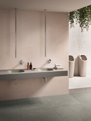 VitrA Plural Tezgahaltı lavabo 7810B420-1083 Oval - kompakt - 45x38 cm - armatür deliksiz - su taşma deliksiz - Clean - mat bej - 2