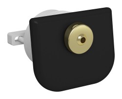 VitrA Rim-ex rozet seti 6393L083-7172 Altın rengi taharet setli - mat siyah