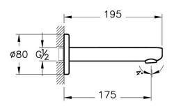 Artema Root Round Çıkış Ucu A4272036 Mat Siyah - 2