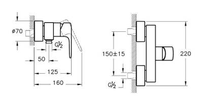 Artema Root Round Duş Bataryası A4272636 Mat Siyah - 2