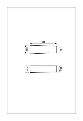VitrA S20 Kolon ayak 5529L003-0156 Beyaz - 4