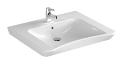 VitrA S20 Lavabo 5291B003-0001 Özel ihtiyaç - 65x56 cm - tek armatür delikli - su taşma delikli - beyaz