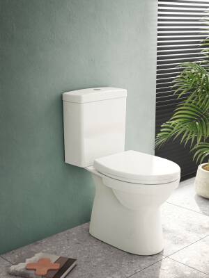 VitrA S20 Round Takım klozet 5821L003-0088 Arkası açık - 66 cm - taharet borulu - beyaz - 2