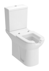 VitrA S20 Takım klozet 5293L003-1023 Arkası açık - özel ihtiyaç - 75 cm - taharet borulu - beyaz