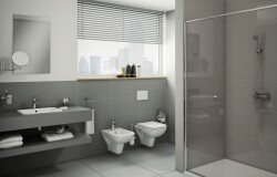 VitrA S20 Tezgahüstü lavabo 5473B003-0642 Dikdörtgen - kompakt - 45x37 cm - armatür deliksiz - su taşma delikli - beyaz - 2