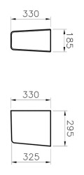 VitrA S20 Yarım ayak 5281L003-7201 Beyaz - 4