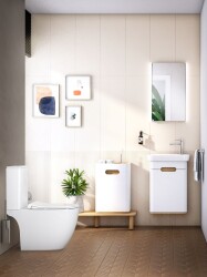 VitrA Sento Klozet kapağı 120-001-009 Slim - duroplast - üstten sıkmalı - yavaş kapanır - metal menteşeli - mat beyaz - 2