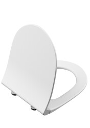 VitrA Sento Klozet kapağı 120-001-009 Slim - duroplast - üstten sıkmalı - yavaş kapanır - metal menteşeli - mat beyaz