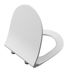 VitrA Sento Klozet kapağı 120-001R009 Slim - duroplast - üstten sıkmalı - yavaş kapanır - kolay sök-tak - metal menteşeli - mat beyaz