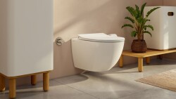 VitrA Sento Klozet kapağı 120-001R009 Slim - duroplast - üstten sıkmalı - yavaş kapanır - kolay sök-tak - metal menteşeli - mat beyaz - 3