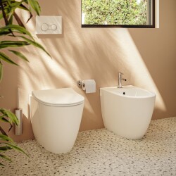 VitrA Sento Klozet kapağı 120-003R009 Slim - duroplast - üstten sıkmalı - yavaş kapanır - kolay sök-tak - metal menteşeli - beyaz - 2