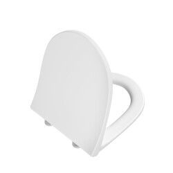 VitrA Sento Klozet kapağı 130-001-009 Slim - duroplast - üstten sıkmalı - yavaş kapanır - metal menteşeli - mat beyaz