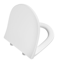 VitrA Sento Klozet kapağı 130-001R009 Slim - duroplast - üstten sıkmalı - yavaş kapanır - kolay sök-tak - metal menteşeli - mat beyaz
