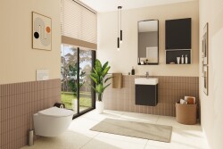VitrA Sento Klozet kapağı 130-001R009 Slim - duroplast - üstten sıkmalı - yavaş kapanır - kolay sök-tak - metal menteşeli - mat beyaz - 2