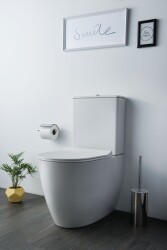 VitrA Sento Klozet kapağı 130-003-001 Slim - duroplast - üstten sıkmalı - metal menteşeli - beyaz - 3