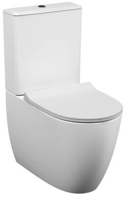 VitrA Sento Takım klozet 5987B003-0610 Rim-ex - duvara tam dayalı - 65 cm - taharet borulu - taharet borusu girişi sıva altı uygulamalı - beyaz - 1