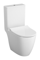 VitrA Sento Takım klozet 5988B003-0088 Rim-ex - arkası açık - 65 cm - taharet borulu - beyaz