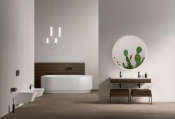 VitrA Suit Ankastre Duş Bataryası A4283739 Sıva Üstü Grubu - Parlak Siyah - 2