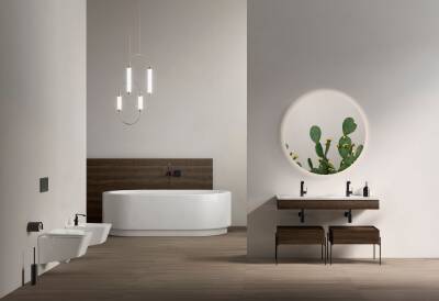 VitrA Suit Ankastre Duş Bataryası A4283739 Sıva Üstü Grubu - Parlak Siyah - 2