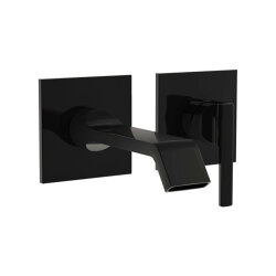 VitrA Suit Ankastre Lavabo Bataryası A4278239 Sıva Üstü Grubu - Parlak Siyah