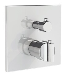 VitrA Suit Ankastre Termostatik Banyo Bataryası A42874 Sıva Üstü Grubu - V-Box - Krom