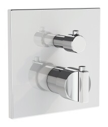 VitrA Suit Ankastre Termostatik Duş Bataryası A42873 Sıva Üstü Grubu - V-Box - Krom